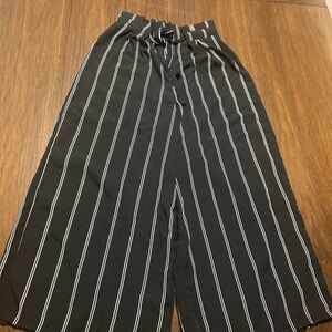 Sienna Sky Black and White Striped Pants
